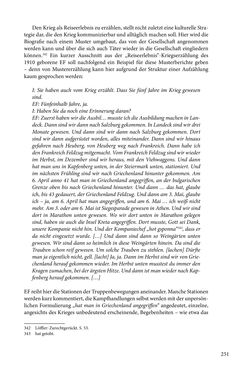 Image of the Page - 251 - in Erzählen vom Leben im 20. Jahrhundert - Erinnerungspraxis und Erzähltraditionen in lebensgeschichtlichen Interviews am Beispiel der Region Montafon/Vorarlberg