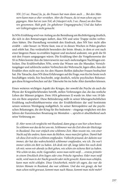 Image of the Page - 257 - in Erzählen vom Leben im 20. Jahrhundert - Erinnerungspraxis und Erzähltraditionen in lebensgeschichtlichen Interviews am Beispiel der Region Montafon/Vorarlberg