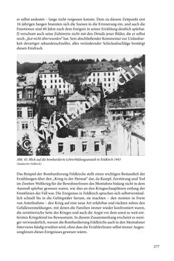 Bild der Seite - 277 - in Erzählen vom Leben im 20. Jahrhundert - Erinnerungspraxis und Erzähltraditionen in lebensgeschichtlichen Interviews am Beispiel der Region Montafon/Vorarlberg