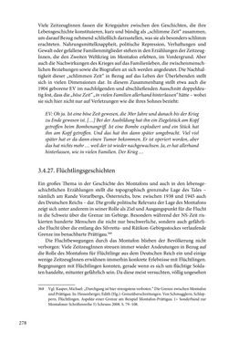 Image of the Page - 278 - in Erzählen vom Leben im 20. Jahrhundert - Erinnerungspraxis und Erzähltraditionen in lebensgeschichtlichen Interviews am Beispiel der Region Montafon/Vorarlberg