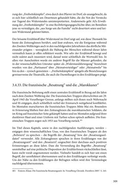 Image of the Page - 309 - in Erzählen vom Leben im 20. Jahrhundert - Erinnerungspraxis und Erzähltraditionen in lebensgeschichtlichen Interviews am Beispiel der Region Montafon/Vorarlberg