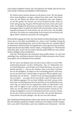 Bild der Seite - 369 - in Erzählen vom Leben im 20. Jahrhundert - Erinnerungspraxis und Erzähltraditionen in lebensgeschichtlichen Interviews am Beispiel der Region Montafon/Vorarlberg