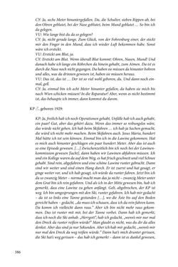 Image of the Page - 386 - in Erzählen vom Leben im 20. Jahrhundert - Erinnerungspraxis und Erzähltraditionen in lebensgeschichtlichen Interviews am Beispiel der Region Montafon/Vorarlberg