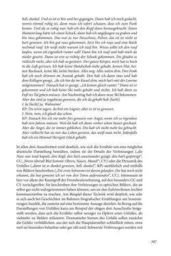 Image of the Page - 387 - in Erzählen vom Leben im 20. Jahrhundert - Erinnerungspraxis und Erzähltraditionen in lebensgeschichtlichen Interviews am Beispiel der Region Montafon/Vorarlberg