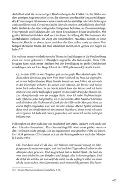 Image of the Page - 403 - in Erzählen vom Leben im 20. Jahrhundert - Erinnerungspraxis und Erzähltraditionen in lebensgeschichtlichen Interviews am Beispiel der Region Montafon/Vorarlberg