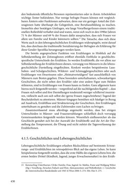 Image of the Page - 430 - in Erzählen vom Leben im 20. Jahrhundert - Erinnerungspraxis und Erzähltraditionen in lebensgeschichtlichen Interviews am Beispiel der Region Montafon/Vorarlberg