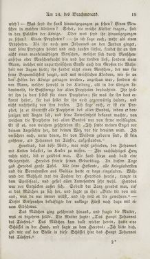 Image of the Page - 19 - in Legenden der Heiligen auf alle Tage des Jahres - Die Herrlichkeit der katholischen Kirche, dargestellt in den Lebensbeschriebungen der Heiligen Gottes, Volume 1