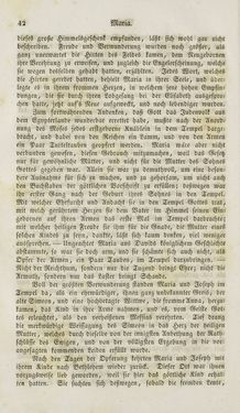 Image of the Page - 42 - in Legenden der Heiligen auf alle Tage des Jahres - Die Herrlichkeit der katholischen Kirche, dargestellt in den Lebensbeschriebungen der Heiligen Gottes, Volume 1
