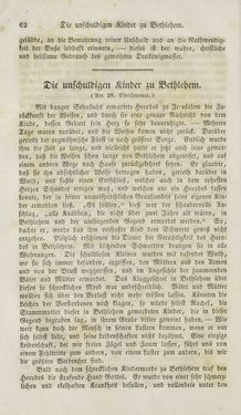Image of the Page - 62 - in Legenden der Heiligen auf alle Tage des Jahres - Die Herrlichkeit der katholischen Kirche, dargestellt in den Lebensbeschriebungen der Heiligen Gottes, Volume 1