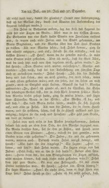 Bild der Seite - 67 - in Legenden der Heiligen auf alle Tage des Jahres - Die Herrlichkeit der katholischen Kirche, dargestellt in den Lebensbeschriebungen der Heiligen Gottes, Band 1