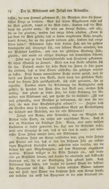 Image of the Page - 72 - in Legenden der Heiligen auf alle Tage des Jahres - Die Herrlichkeit der katholischen Kirche, dargestellt in den Lebensbeschriebungen der Heiligen Gottes, Volume 1
