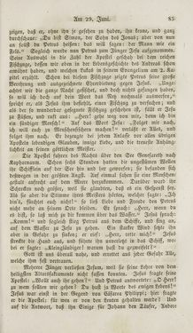 Image of the Page - 85 - in Legenden der Heiligen auf alle Tage des Jahres - Die Herrlichkeit der katholischen Kirche, dargestellt in den Lebensbeschriebungen der Heiligen Gottes, Volume 1