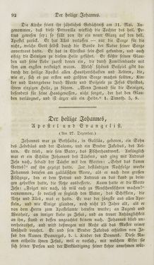 Image of the Page - 92 - in Legenden der Heiligen auf alle Tage des Jahres - Die Herrlichkeit der katholischen Kirche, dargestellt in den Lebensbeschriebungen der Heiligen Gottes, Volume 1