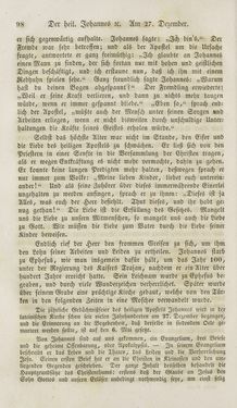 Image of the Page - 98 - in Legenden der Heiligen auf alle Tage des Jahres - Die Herrlichkeit der katholischen Kirche, dargestellt in den Lebensbeschriebungen der Heiligen Gottes, Volume 1