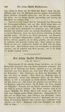 Image of the Page - 106 - in Legenden der Heiligen auf alle Tage des Jahres - Die Herrlichkeit der katholischen Kirche, dargestellt in den Lebensbeschriebungen der Heiligen Gottes, Volume 1