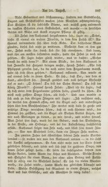 Image of the Page - 107 - in Legenden der Heiligen auf alle Tage des Jahres - Die Herrlichkeit der katholischen Kirche, dargestellt in den Lebensbeschriebungen der Heiligen Gottes, Volume 1