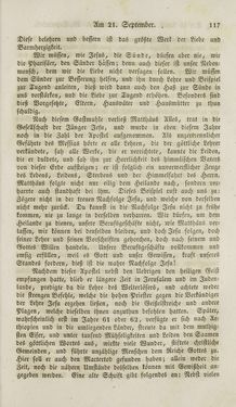 Image of the Page - 117 - in Legenden der Heiligen auf alle Tage des Jahres - Die Herrlichkeit der katholischen Kirche, dargestellt in den Lebensbeschriebungen der Heiligen Gottes, Volume 1