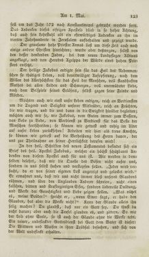 Image of the Page - 123 - in Legenden der Heiligen auf alle Tage des Jahres - Die Herrlichkeit der katholischen Kirche, dargestellt in den Lebensbeschriebungen der Heiligen Gottes, Volume 1
