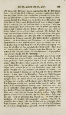 Bild der Seite - 141 - in Legenden der Heiligen auf alle Tage des Jahres - Die Herrlichkeit der katholischen Kirche, dargestellt in den Lebensbeschriebungen der Heiligen Gottes, Band 1