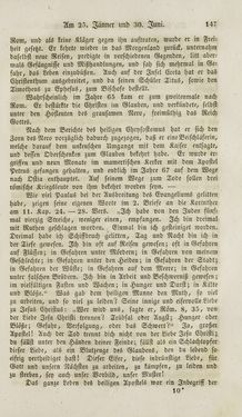 Bild der Seite - 147 - in Legenden der Heiligen auf alle Tage des Jahres - Die Herrlichkeit der katholischen Kirche, dargestellt in den Lebensbeschriebungen der Heiligen Gottes, Band 1