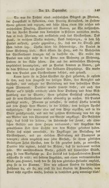 Bild der Seite - 149 - in Legenden der Heiligen auf alle Tage des Jahres - Die Herrlichkeit der katholischen Kirche, dargestellt in den Lebensbeschriebungen der Heiligen Gottes, Band 1