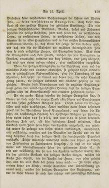 Bild der Seite - 159 - in Legenden der Heiligen auf alle Tage des Jahres - Die Herrlichkeit der katholischen Kirche, dargestellt in den Lebensbeschriebungen der Heiligen Gottes, Band 1