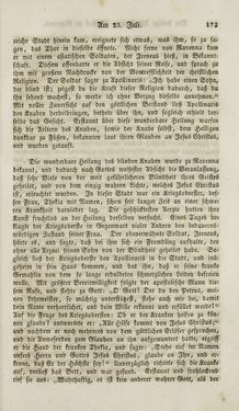 Image of the Page - 173 - in Legenden der Heiligen auf alle Tage des Jahres - Die Herrlichkeit der katholischen Kirche, dargestellt in den Lebensbeschriebungen der Heiligen Gottes, Volume 1