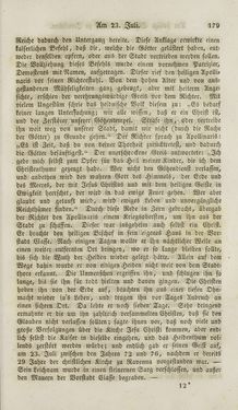 Image of the Page - 179 - in Legenden der Heiligen auf alle Tage des Jahres - Die Herrlichkeit der katholischen Kirche, dargestellt in den Lebensbeschriebungen der Heiligen Gottes, Volume 1