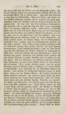 Bild der Seite - 201 - in Legenden der Heiligen auf alle Tage des Jahres - Die Herrlichkeit der katholischen Kirche, dargestellt in den Lebensbeschriebungen der Heiligen Gottes, Band 1