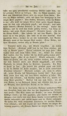 Image of the Page - 213 - in Legenden der Heiligen auf alle Tage des Jahres - Die Herrlichkeit der katholischen Kirche, dargestellt in den Lebensbeschriebungen der Heiligen Gottes, Volume 1