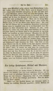 Bild der Seite - 215 - in Legenden der Heiligen auf alle Tage des Jahres - Die Herrlichkeit der katholischen Kirche, dargestellt in den Lebensbeschriebungen der Heiligen Gottes, Band 1