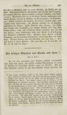 Bild der Seite - 231 - in Legenden der Heiligen auf alle Tage des Jahres - Die Herrlichkeit der katholischen Kirche, dargestellt in den Lebensbeschriebungen der Heiligen Gottes, Band 1