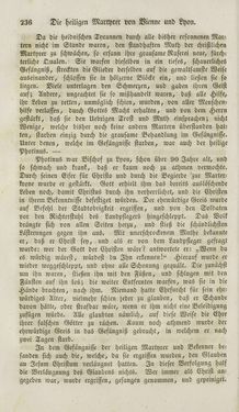 Image of the Page - 236 - in Legenden der Heiligen auf alle Tage des Jahres - Die Herrlichkeit der katholischen Kirche, dargestellt in den Lebensbeschriebungen der Heiligen Gottes, Volume 1