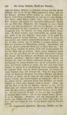 Image of the Page - 288 - in Legenden der Heiligen auf alle Tage des Jahres - Die Herrlichkeit der katholischen Kirche, dargestellt in den Lebensbeschriebungen der Heiligen Gottes, Volume 1