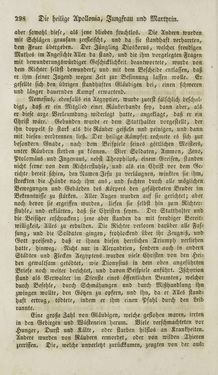 Image of the Page - 298 - in Legenden der Heiligen auf alle Tage des Jahres - Die Herrlichkeit der katholischen Kirche, dargestellt in den Lebensbeschriebungen der Heiligen Gottes, Volume 1