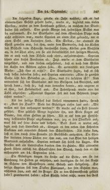 Bild der Seite - 347 - in Legenden der Heiligen auf alle Tage des Jahres - Die Herrlichkeit der katholischen Kirche, dargestellt in den Lebensbeschriebungen der Heiligen Gottes, Band 1