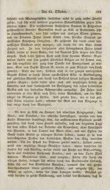 Bild der Seite - 381 - in Legenden der Heiligen auf alle Tage des Jahres - Die Herrlichkeit der katholischen Kirche, dargestellt in den Lebensbeschriebungen der Heiligen Gottes, Band 1