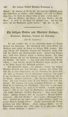 Image of the Page - 390 - in Legenden der Heiligen auf alle Tage des Jahres - Die Herrlichkeit der katholischen Kirche, dargestellt in den Lebensbeschriebungen der Heiligen Gottes, Volume 1