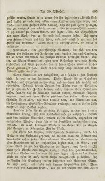 Bild der Seite - 405 - in Legenden der Heiligen auf alle Tage des Jahres - Die Herrlichkeit der katholischen Kirche, dargestellt in den Lebensbeschriebungen der Heiligen Gottes, Band 1