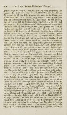 Image of the Page - 408 - in Legenden der Heiligen auf alle Tage des Jahres - Die Herrlichkeit der katholischen Kirche, dargestellt in den Lebensbeschriebungen der Heiligen Gottes, Volume 1