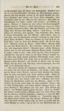 Image of the Page - 411 - in Legenden der Heiligen auf alle Tage des Jahres - Die Herrlichkeit der katholischen Kirche, dargestellt in den Lebensbeschriebungen der Heiligen Gottes, Volume 1