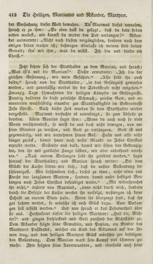 Image of the Page - 412 - in Legenden der Heiligen auf alle Tage des Jahres - Die Herrlichkeit der katholischen Kirche, dargestellt in den Lebensbeschriebungen der Heiligen Gottes, Volume 1