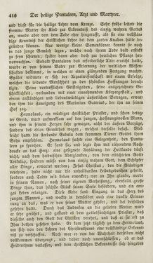 Image of the Page - 416 - in Legenden der Heiligen auf alle Tage des Jahres - Die Herrlichkeit der katholischen Kirche, dargestellt in den Lebensbeschriebungen der Heiligen Gottes, Volume 1