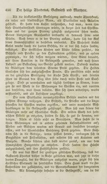 Bild der Seite - 424 - in Legenden der Heiligen auf alle Tage des Jahres - Die Herrlichkeit der katholischen Kirche, dargestellt in den Lebensbeschriebungen der Heiligen Gottes, Band 1