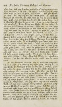 Bild der Seite - 426 - in Legenden der Heiligen auf alle Tage des Jahres - Die Herrlichkeit der katholischen Kirche, dargestellt in den Lebensbeschriebungen der Heiligen Gottes, Band 1