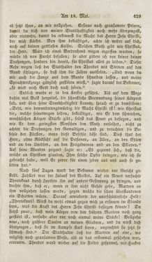 Image of the Page - 429 - in Legenden der Heiligen auf alle Tage des Jahres - Die Herrlichkeit der katholischen Kirche, dargestellt in den Lebensbeschriebungen der Heiligen Gottes, Volume 1