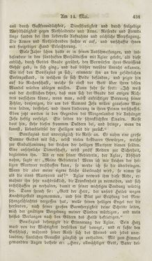 Image of the Page - 431 - in Legenden der Heiligen auf alle Tage des Jahres - Die Herrlichkeit der katholischen Kirche, dargestellt in den Lebensbeschriebungen der Heiligen Gottes, Volume 1