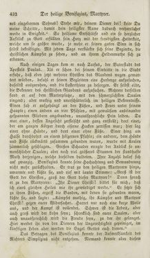 Bild der Seite - 432 - in Legenden der Heiligen auf alle Tage des Jahres - Die Herrlichkeit der katholischen Kirche, dargestellt in den Lebensbeschriebungen der Heiligen Gottes, Band 1