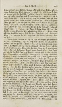 Bild der Seite - 443 - in Legenden der Heiligen auf alle Tage des Jahres - Die Herrlichkeit der katholischen Kirche, dargestellt in den Lebensbeschriebungen der Heiligen Gottes, Band 1