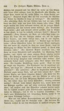 Bild der Seite - 444 - in Legenden der Heiligen auf alle Tage des Jahres - Die Herrlichkeit der katholischen Kirche, dargestellt in den Lebensbeschriebungen der Heiligen Gottes, Band 1